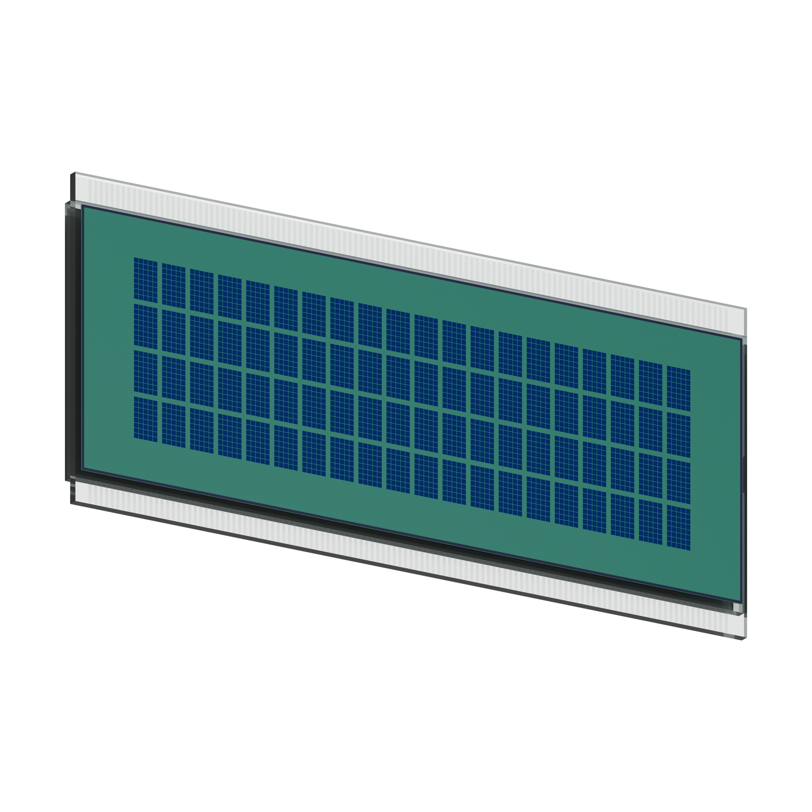 S4132D STN Character LCD front-left rendering on a white background
