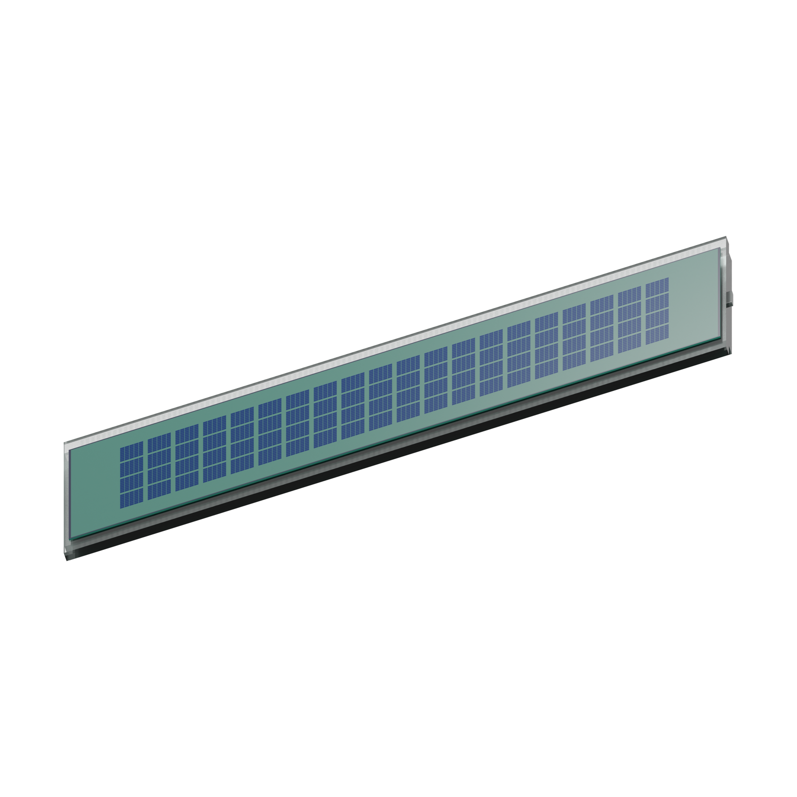 S4132D STN Character LCD low-angle front rendering on a white background
