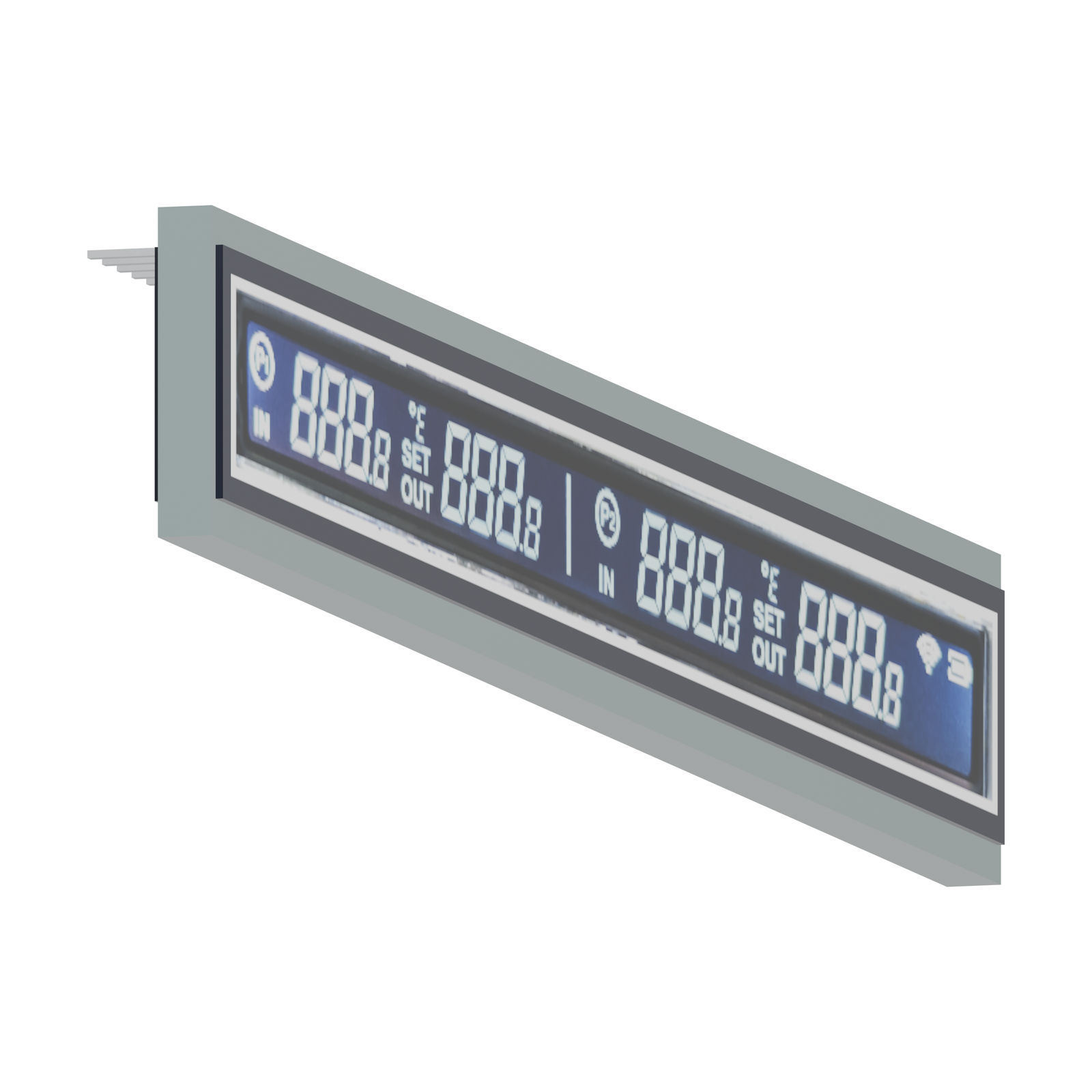 S4404D DFSTN LCD left-side perspective rendering on a white background