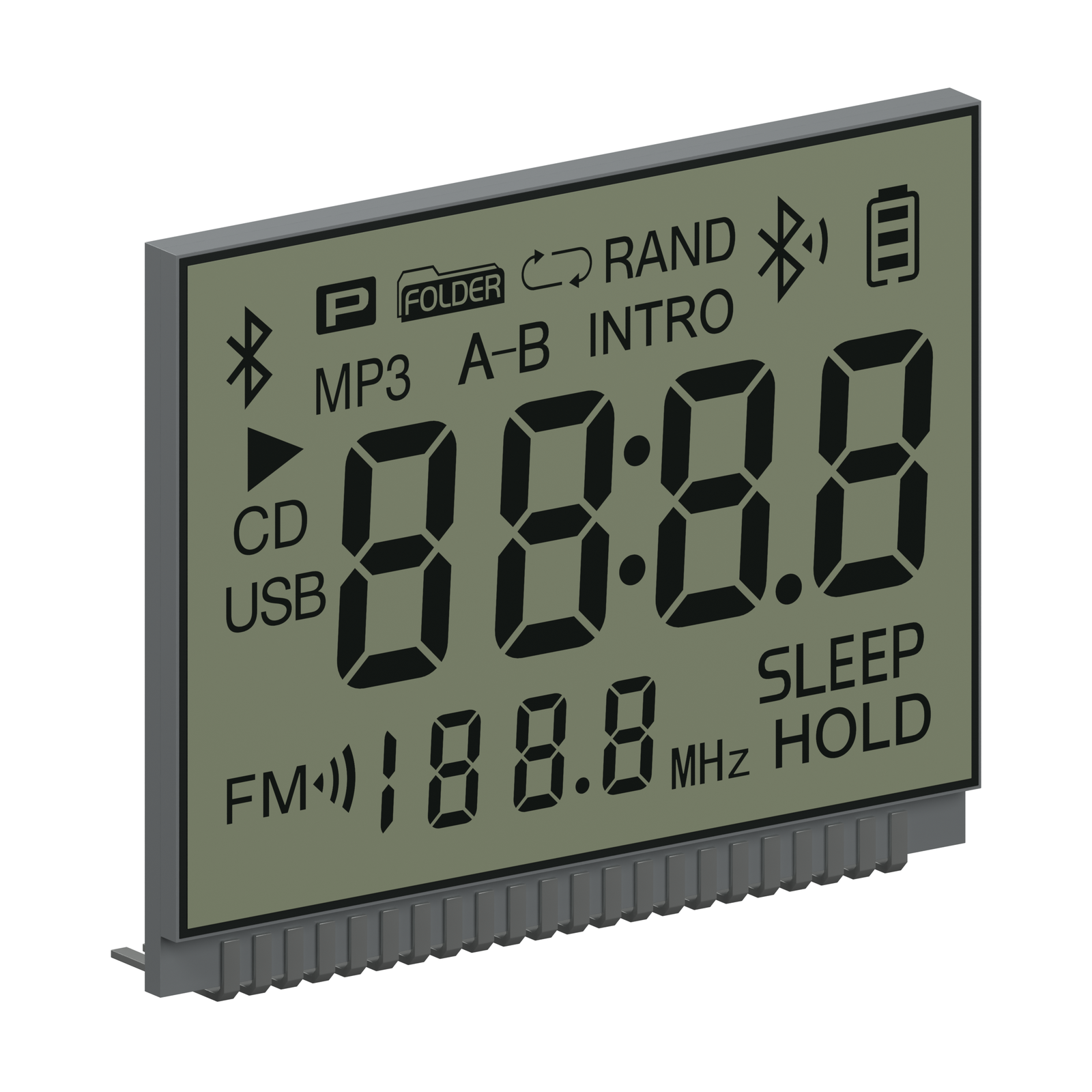 S04776D HTN LCD front-left rendering on a white background