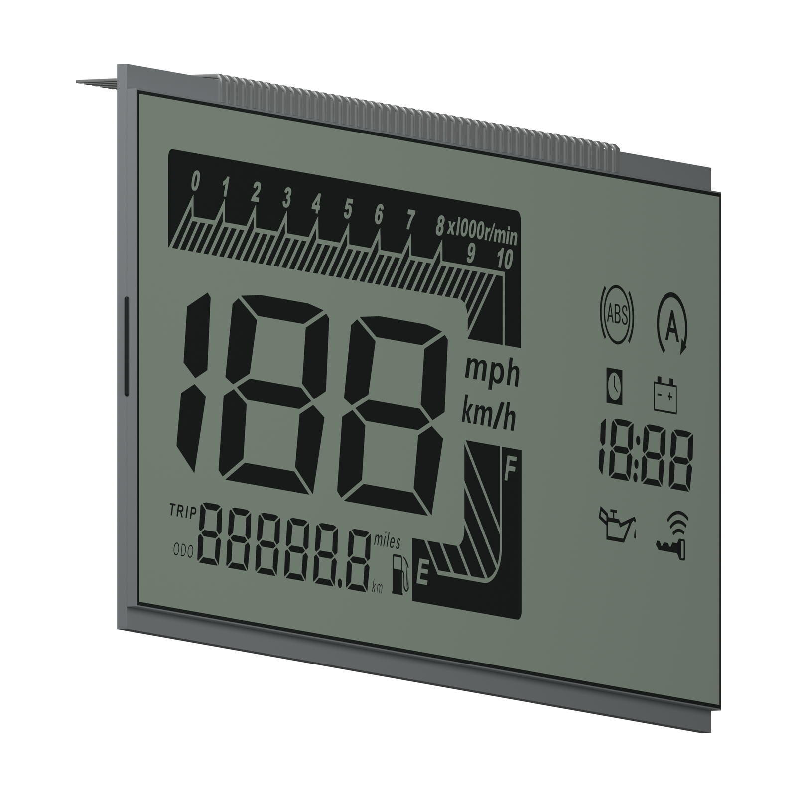 S04778D HTN LCD left-side perspective rendering on a white background