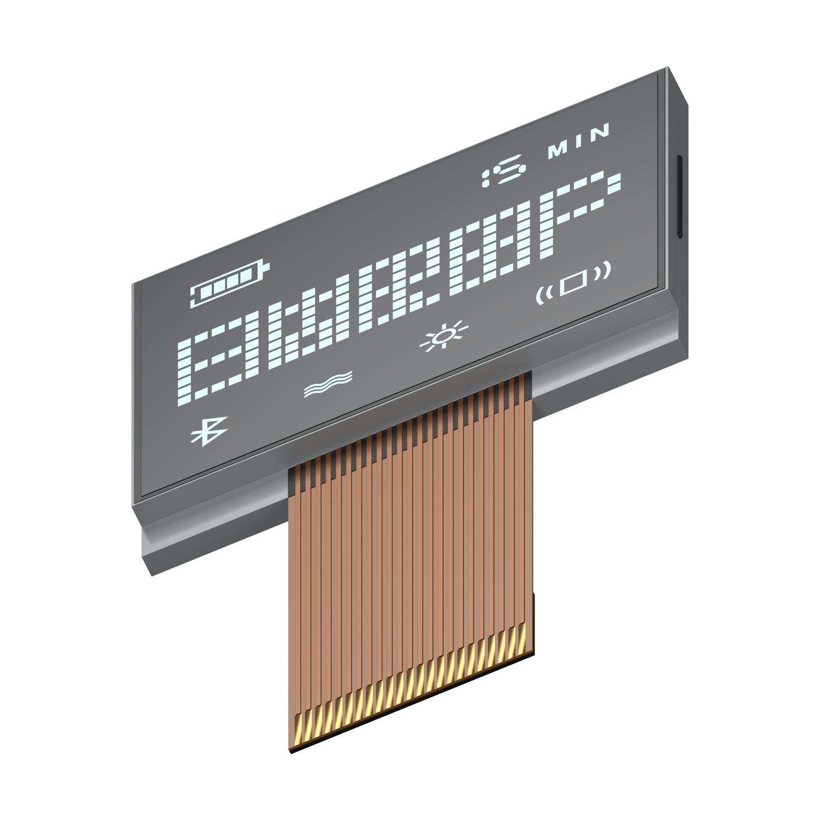 S2238D VA LCD low-angle front rendering on a white background