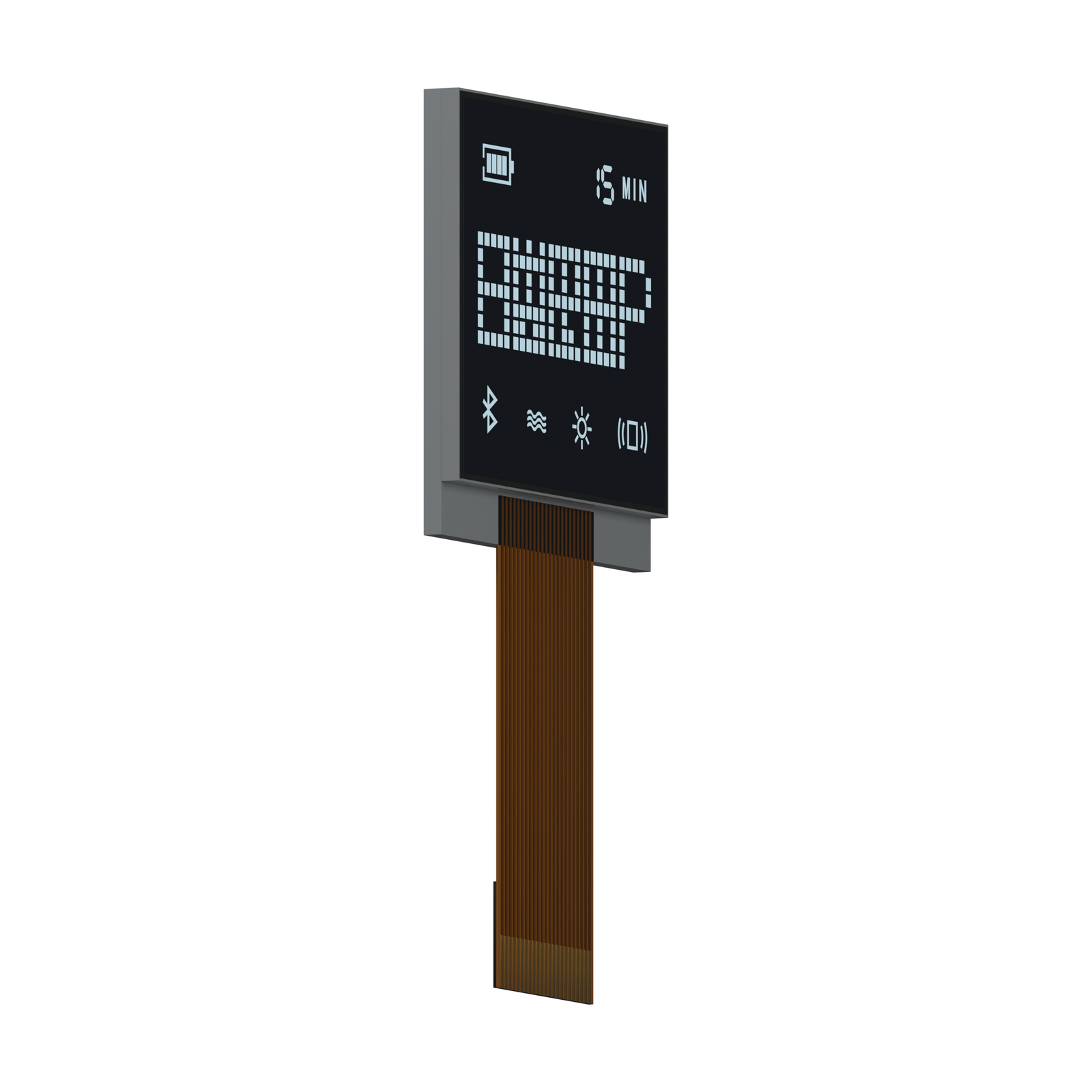 S2238D VA LCD left-side perspective rendering on a white background