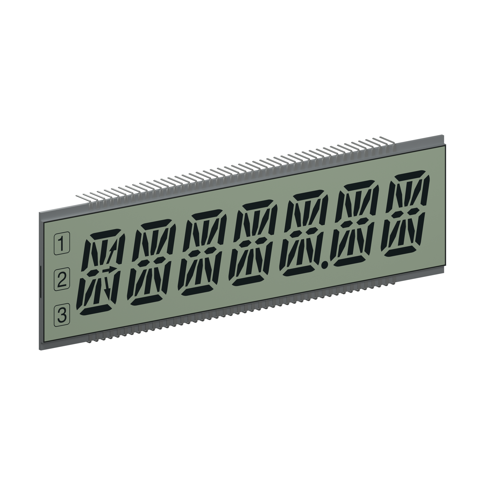 S3686D TN LCD front-left rendering on a white background