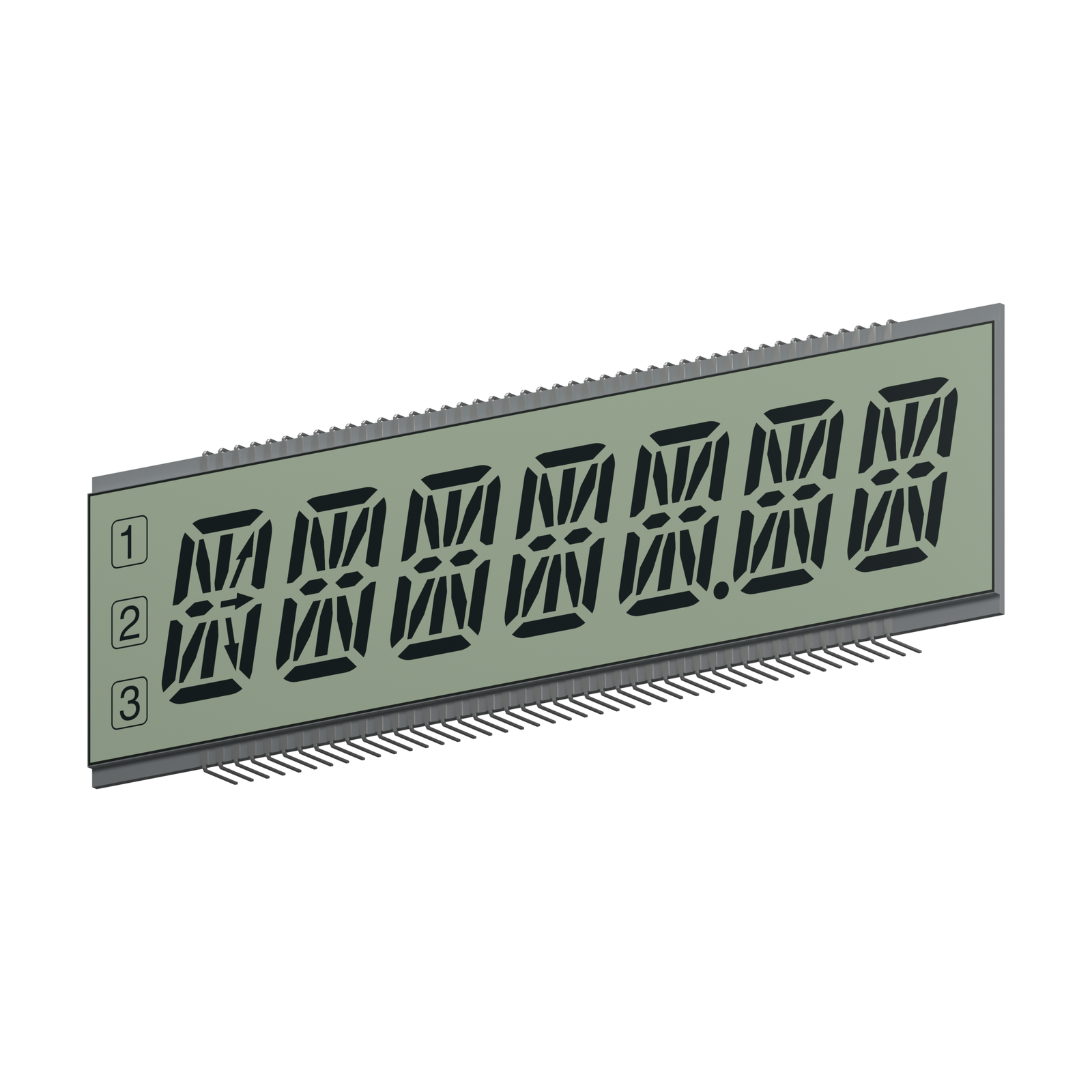 S3686D TN LCD front-right rendering on a white background