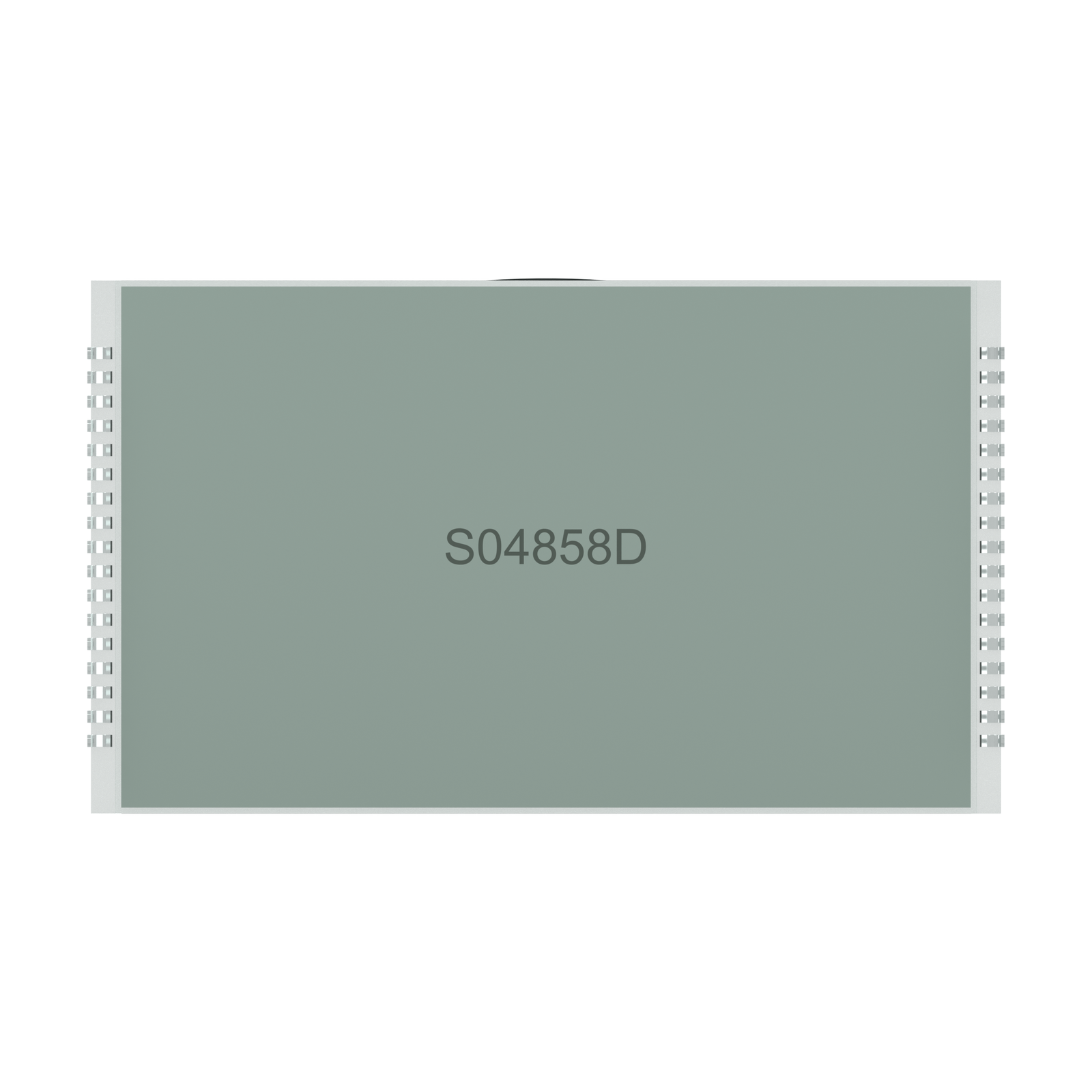 S04858D LCD TN, rendu arrière sur fond blanc