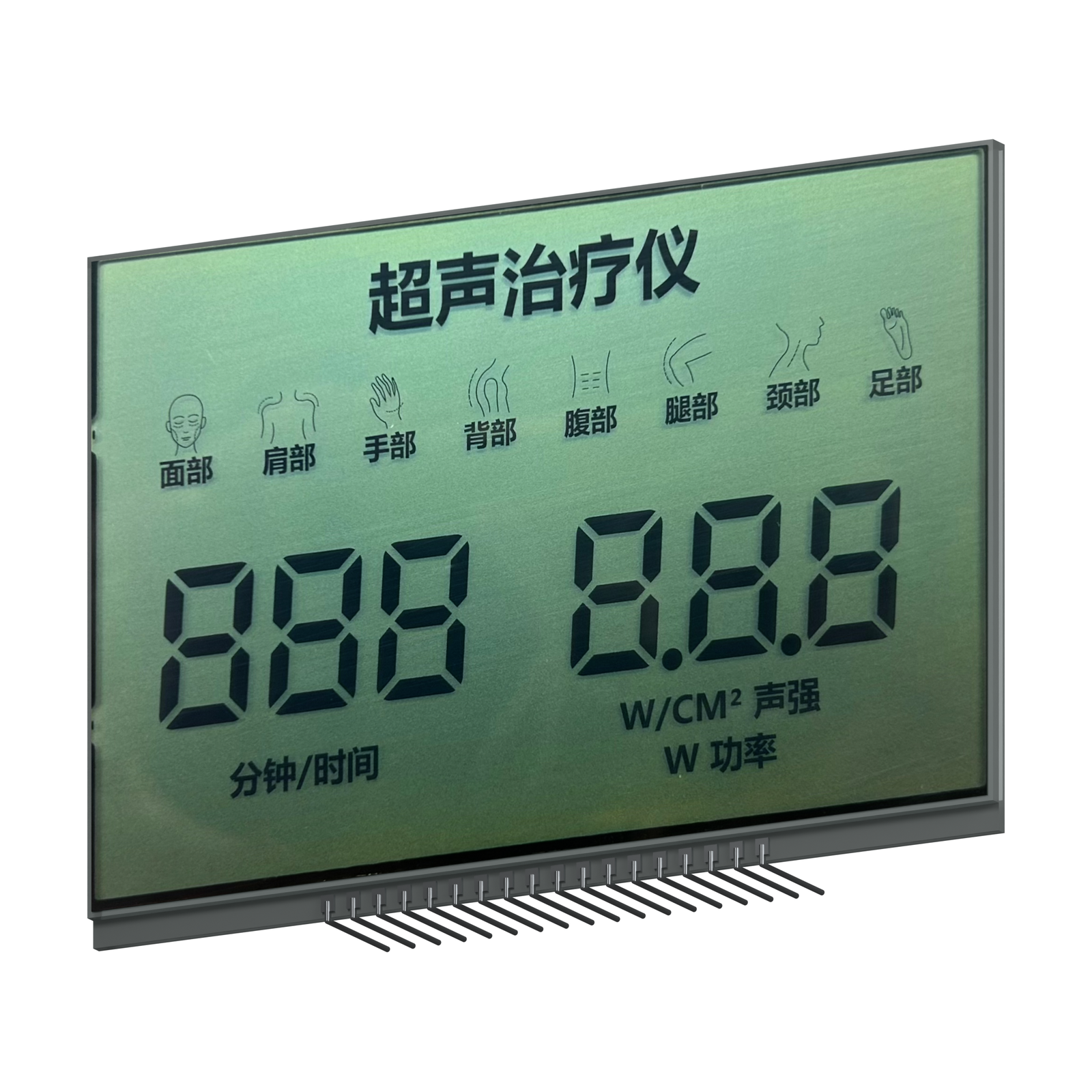S4177D HTN-LCD, Rendering von vorne rechts auf weißem Hintergrund