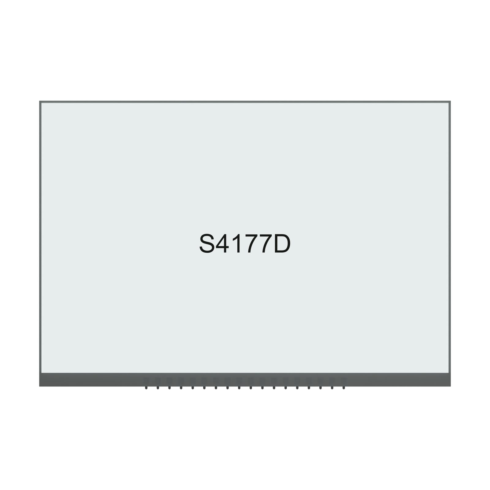 S4177D HTN-LCD, Rückseitenrendering auf weißem Hintergrund