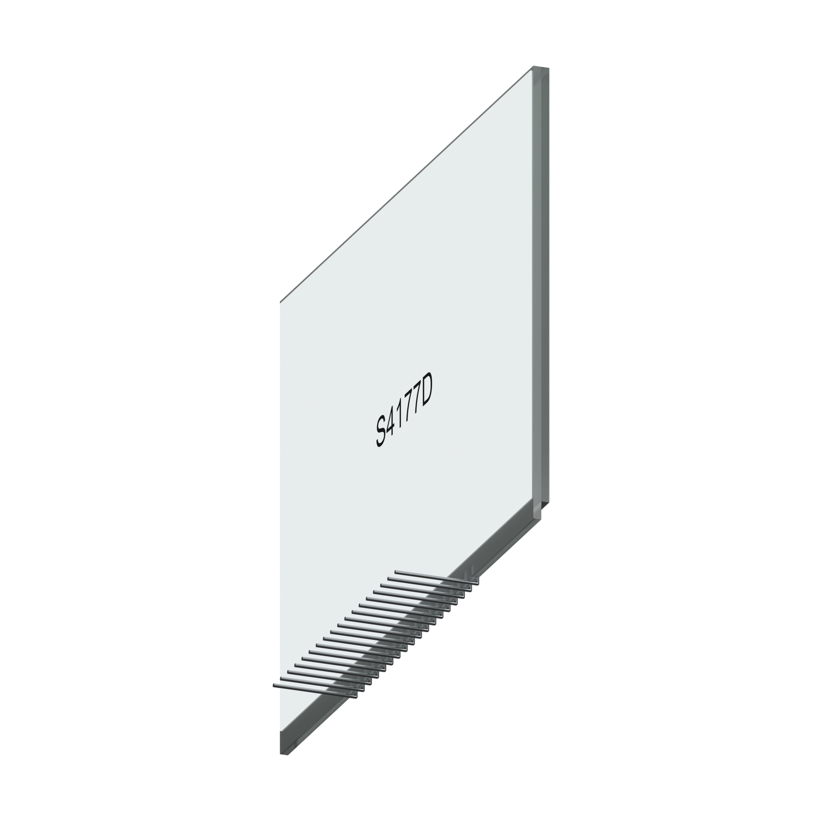 S4177D HTN-LCD, perspektivisches Rendering von links auf weißem Hintergrund