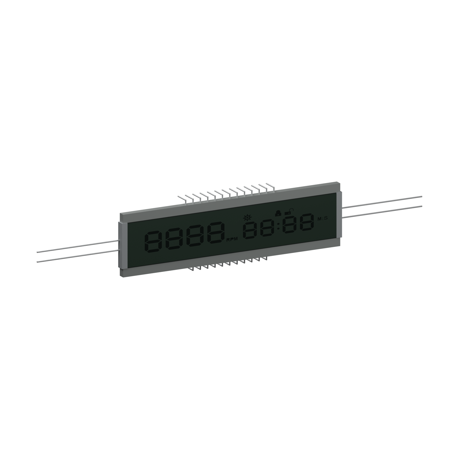 S4363D LCD HTN, rendering anteriore sinistro su sfondo bianco