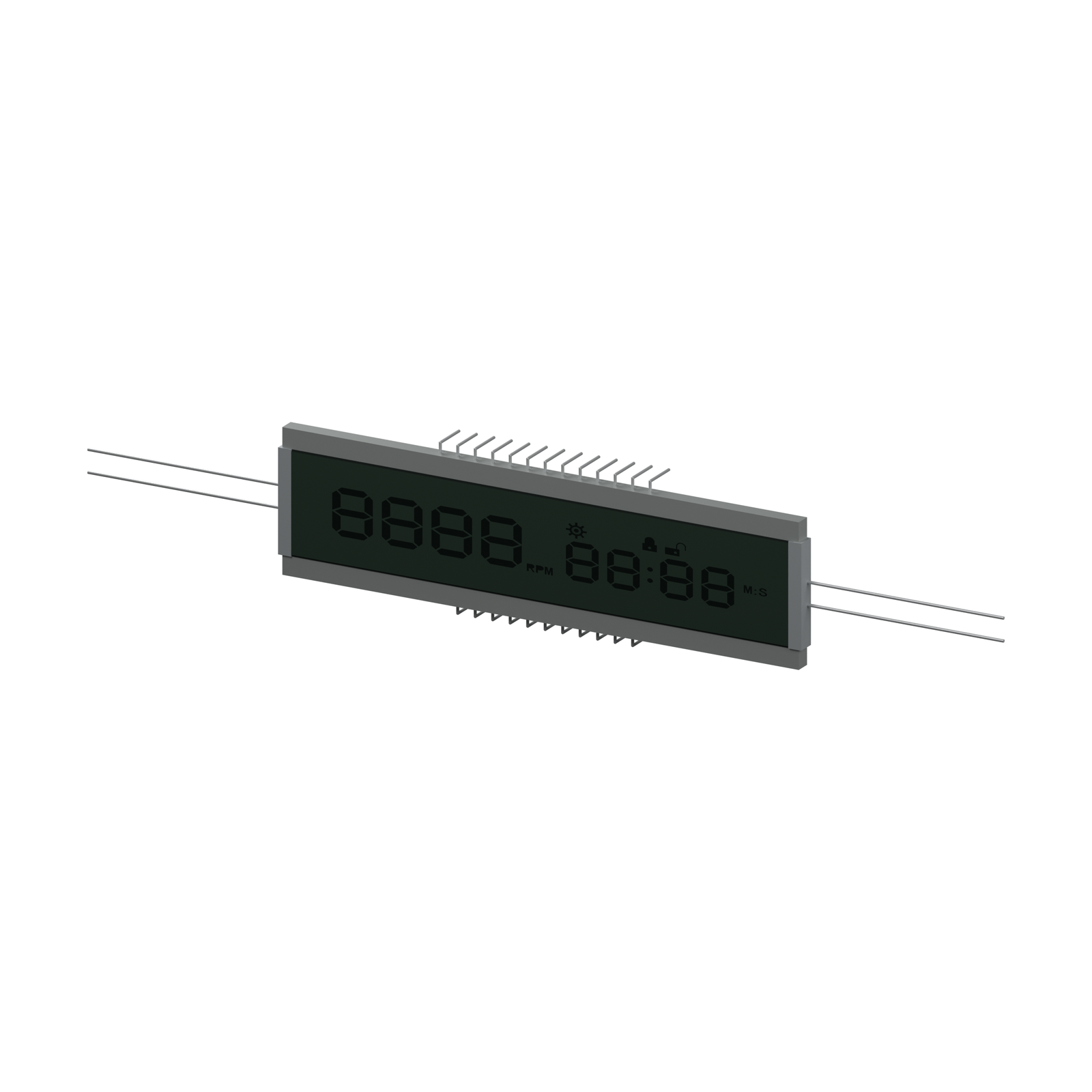 S4363D LCD HTN, rendering anteriore destro su sfondo bianco