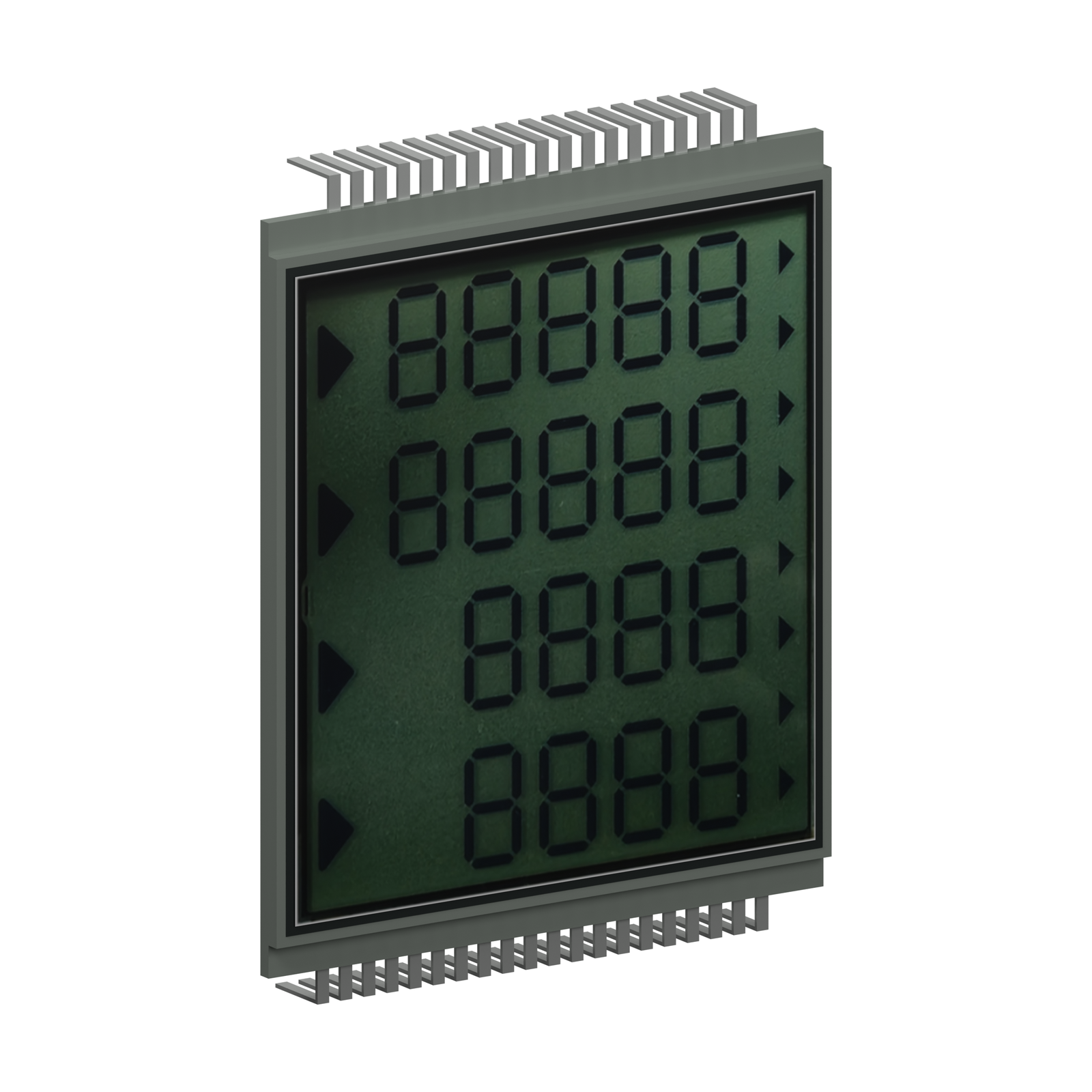 S4608D HTN ЖК-дисплей, визуализация спереди слева на белом фоне
