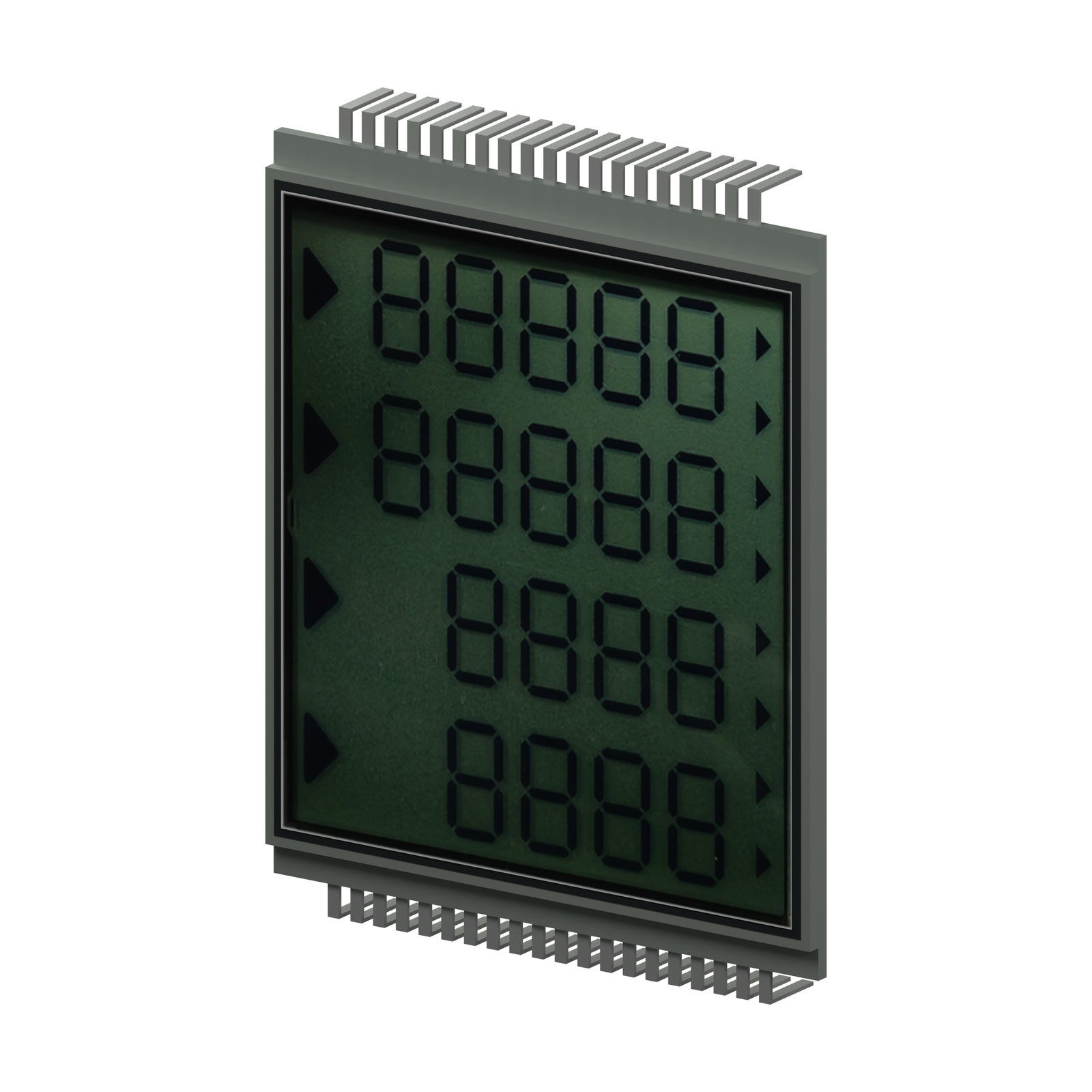 S4608D HTN ЖК-дисплей, визуализация спереди справа на белом фоне