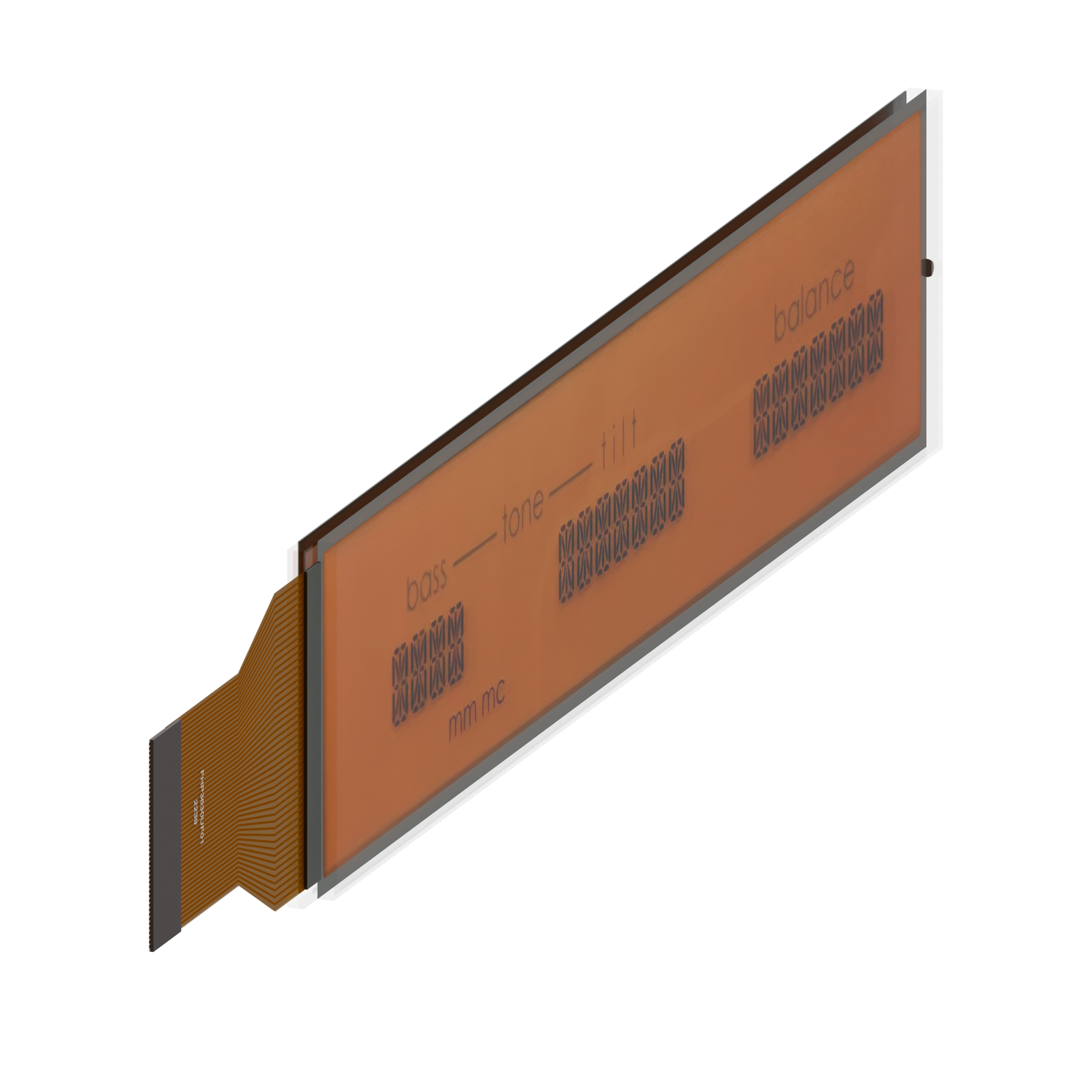 S3630D HTN LCD left-side perspective rendering on a white background