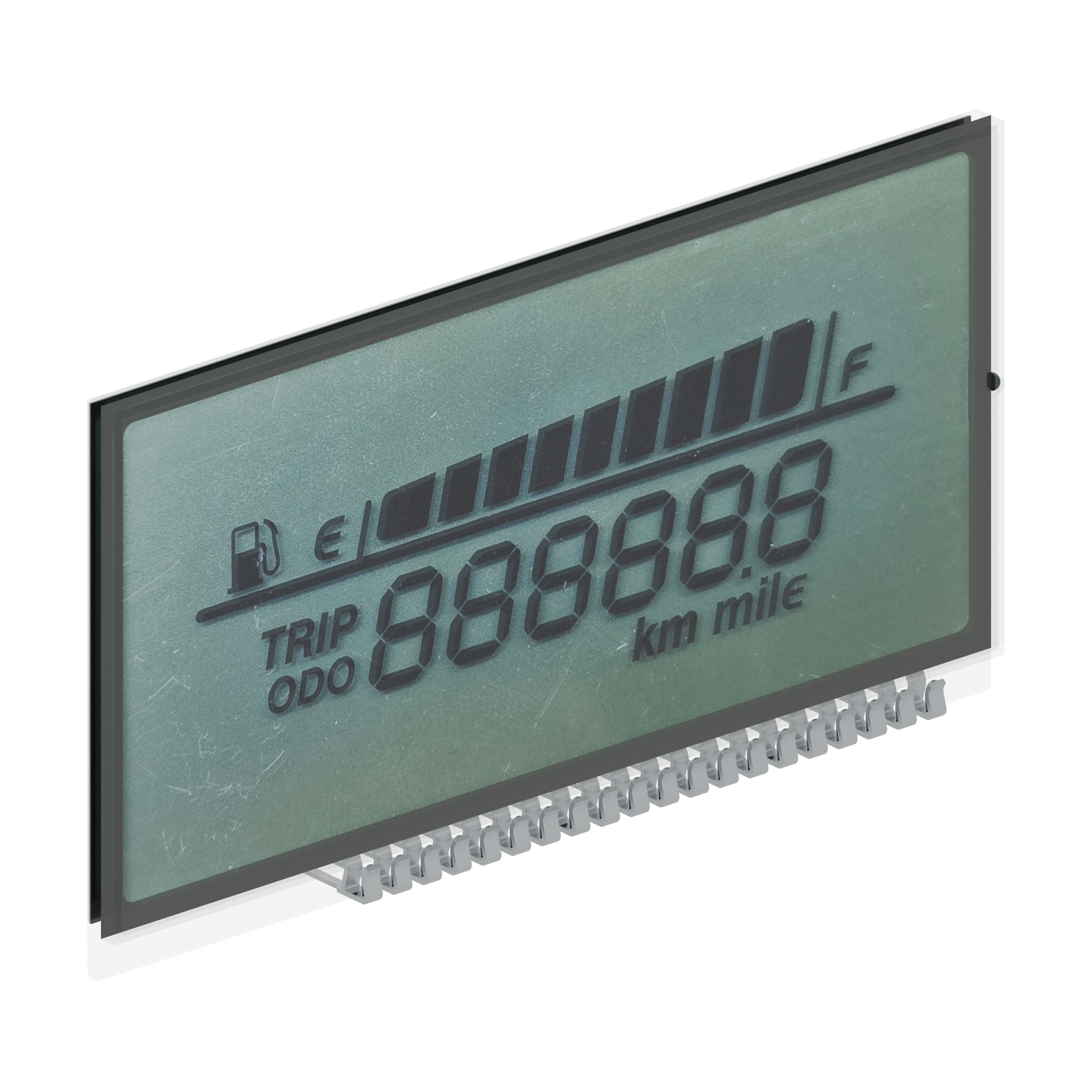S3650D LCD HTN, rendu de trois quarts avant gauche sur fond blanc