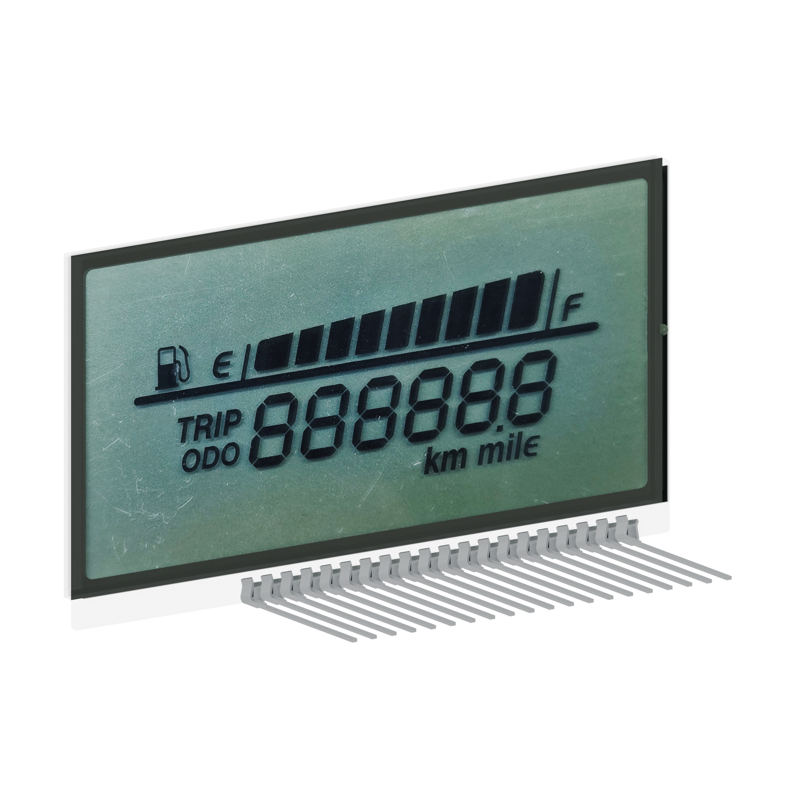 S3650D LCD HTN, rendu de trois quarts avant droit sur fond blanc