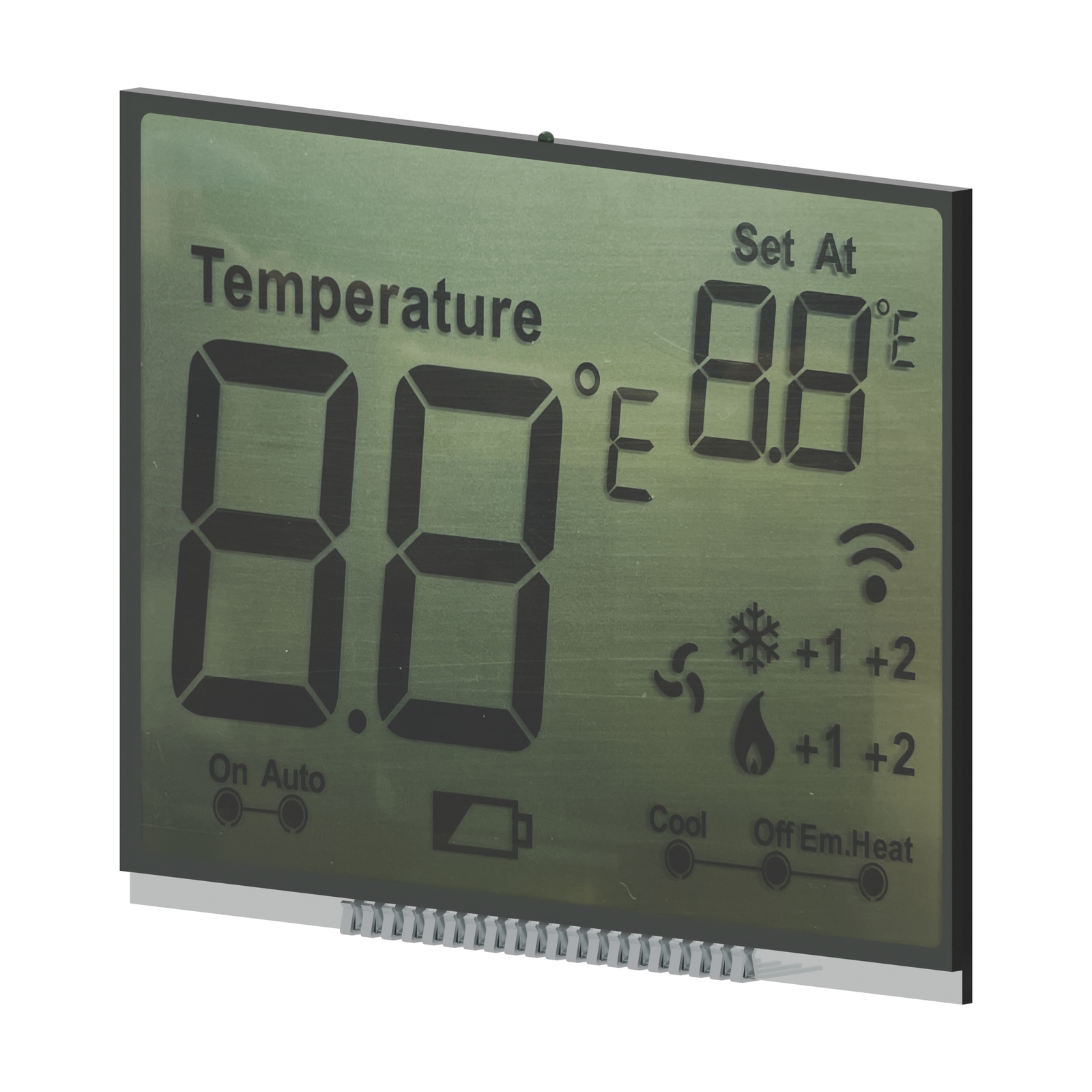 S3926D LCD HTN, rendu de trois quarts avant droit sur fond blanc