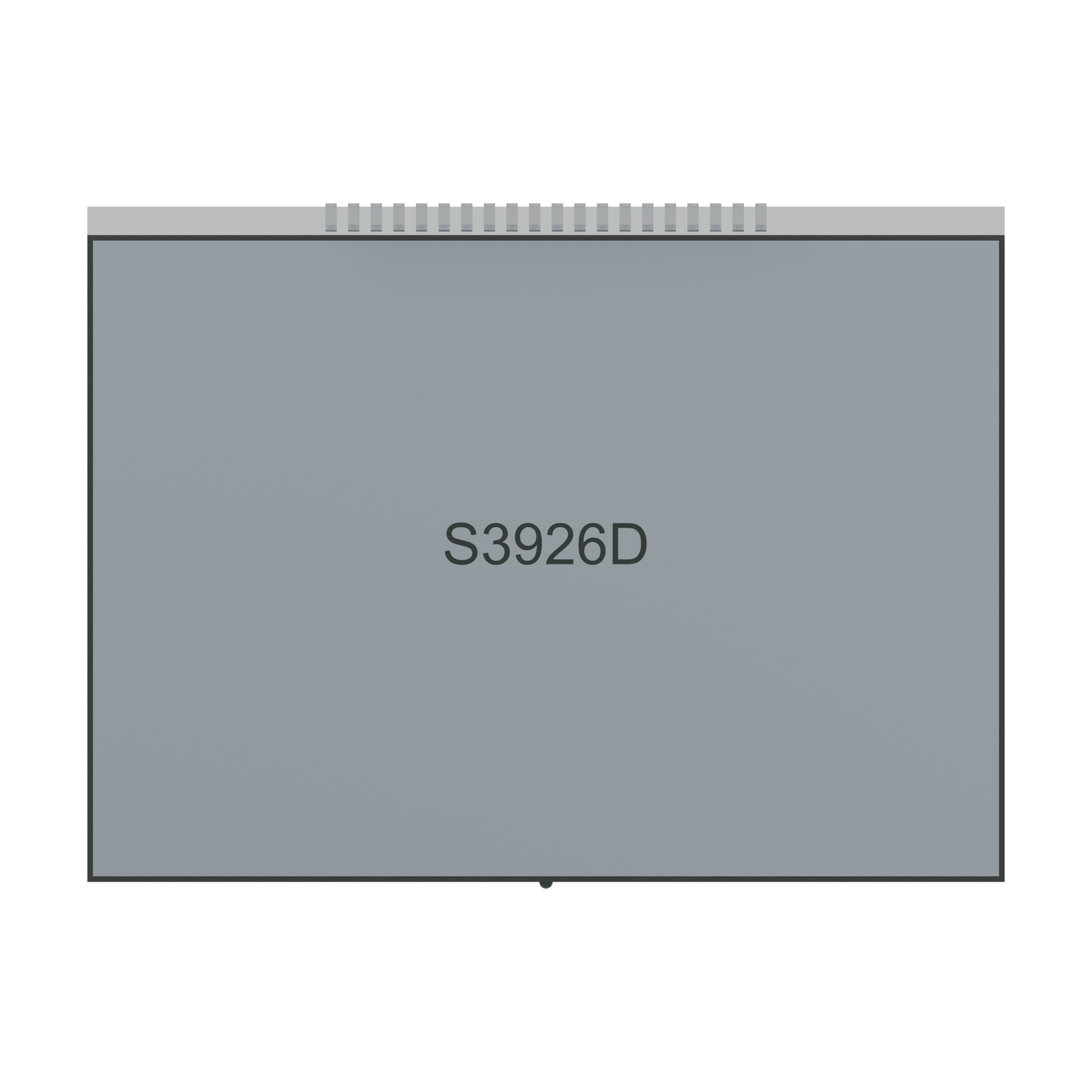 S3926D LCD HTN, rendu de dos sur fond blanc