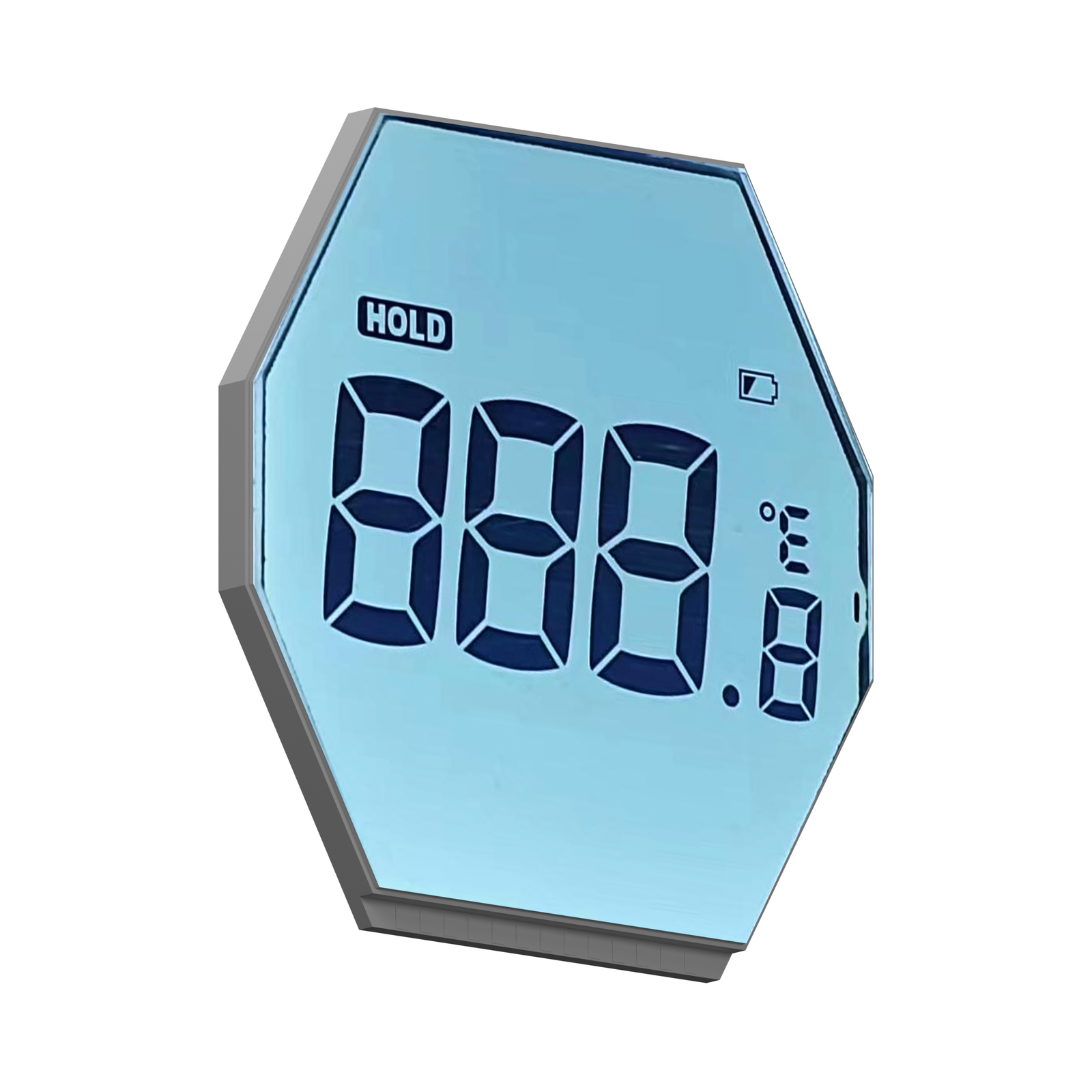 S4044D LCD HTN, rendu de trois quarts avant gauche sur fond blanc