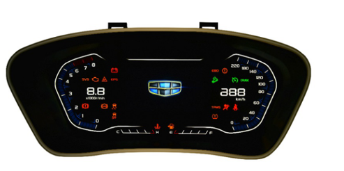 Mono LCD & LCM Automotive VA LCD display example
