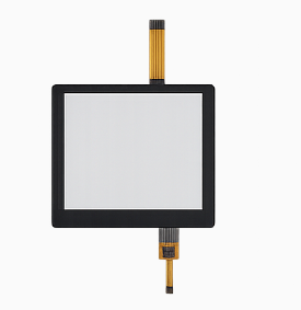 Glass plus film plus film projected capacitive touch panel
