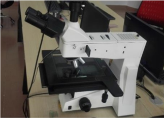 Microscope inspection equipment at SuccessLCD manufacturing and test facilities