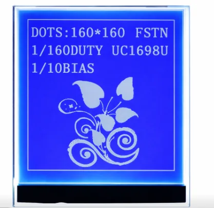 Mono LCD & LCM STN blue mode LCD example