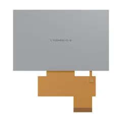Straight rear product rendering of S-T430MBWS-01-W LCD with its model identifier centered on the rear body.