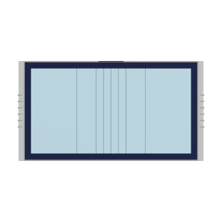 Rendering del prodotto S4102D su sfondo bianco: vista frontale.