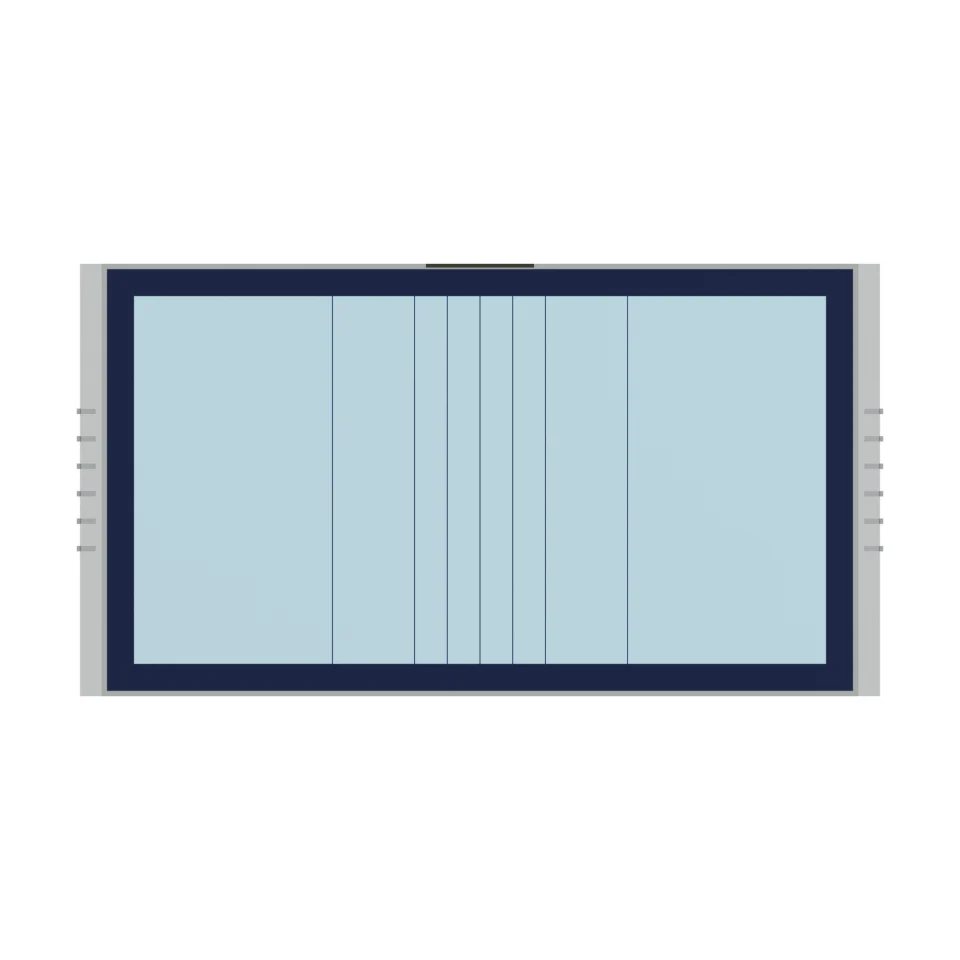 Rendering del prodotto S4102D su sfondo bianco: vista frontale.