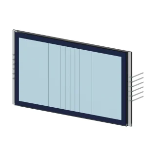 Rendering del prodotto S4102D su sfondo bianco: vista anteriore destra.
