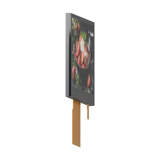 S350MLQZ · Resistive touch left side product rendering on a white background