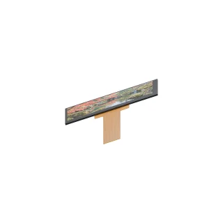 Rendering del prodotto S350MPWH su sfondo bianco: vista frontale dal basso.