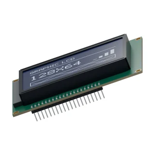 S12864D — rendering del prodotto su sfondo bianco, vista frontale dal basso