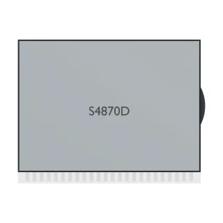 S4870D rear LCD product rendering on a white background