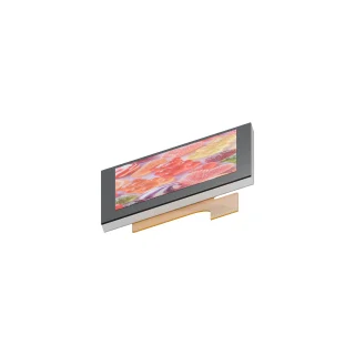 Rendering del prodotto S200MBQS-04 su sfondo bianco: vista frontale dal basso.
