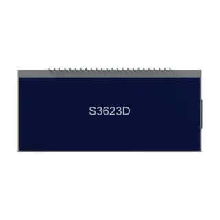 Rendering del prodotto S3623D su sfondo bianco: vista posteriore.