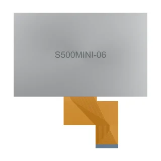 흰색 배경의 S500MINI-06 제품 렌더링: 후면.
