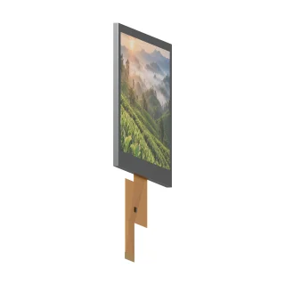 흰색 배경의 S500MINI-06 제품 렌더링: 왼쪽 측면.