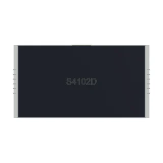 Rendering del prodotto S4102D su sfondo bianco: vista posteriore.